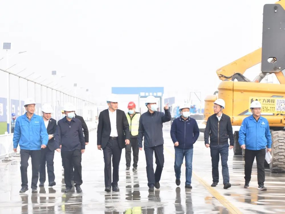 严鉴铂董事长调研秦创原·Ebpay集团高档工业母机创新基地项目建设情况